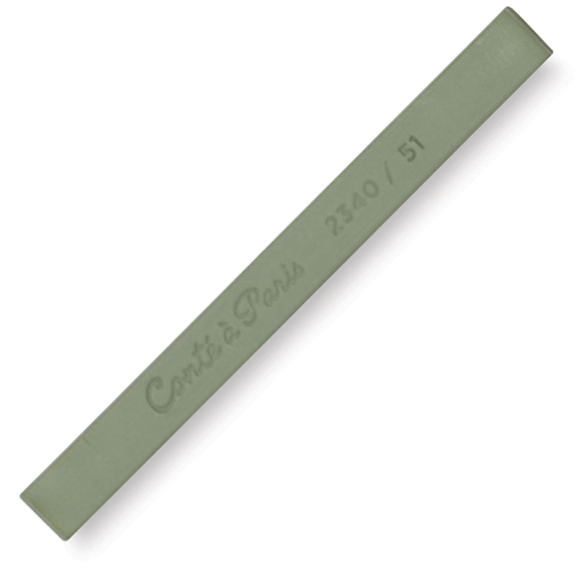 Conté à Paris Colour Pastel Carré - Green Grey 51, Single Carré