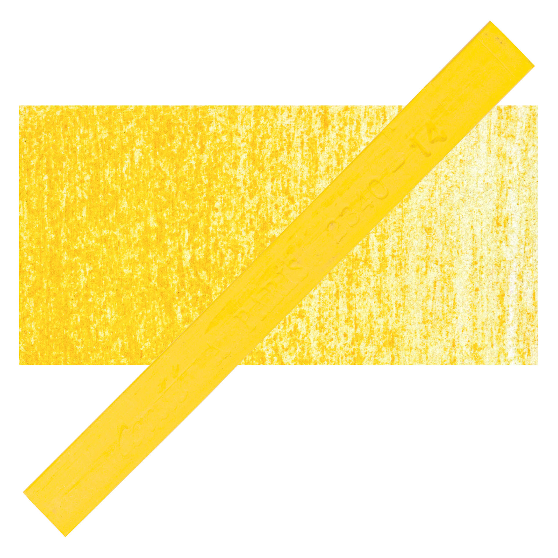 Conté à Paris Colour Pastel Carré - Gold Yellow 14, Single Carré and swatch
