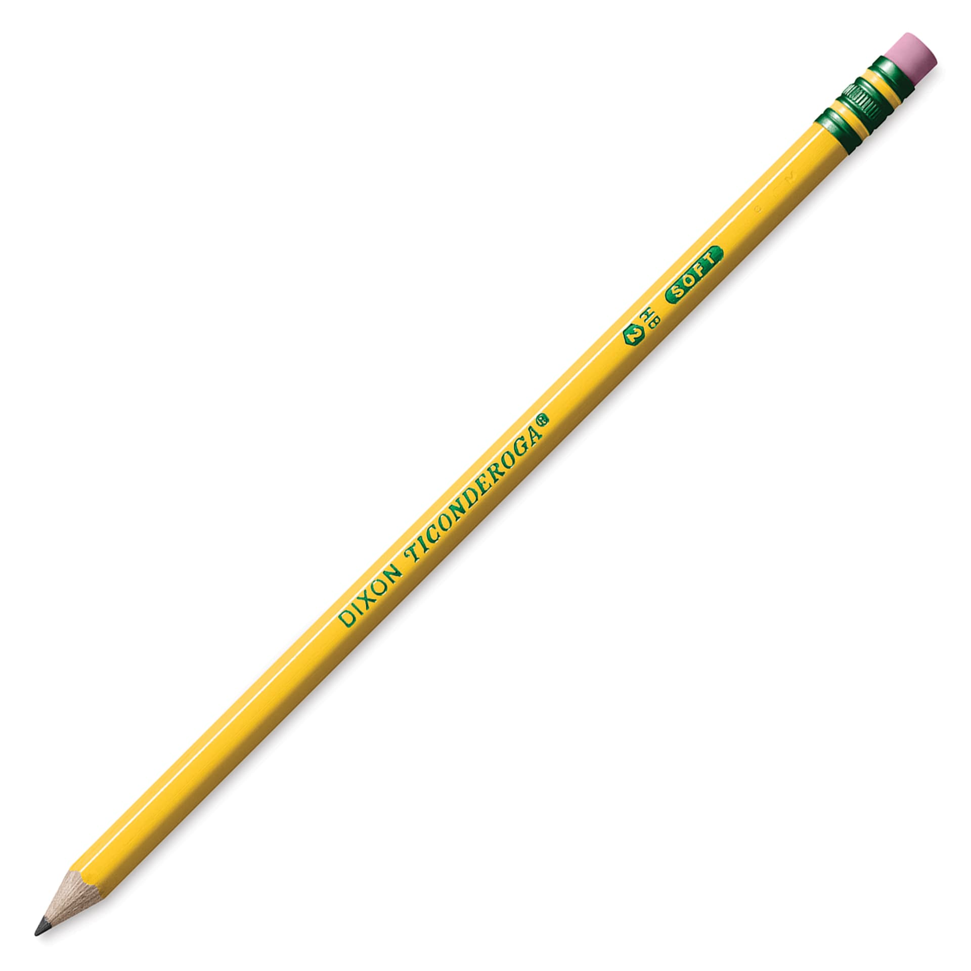 Dixon Ticonderoga Pencils - Box of 1000, Yellow, Pre-Sharpened, singular pencil