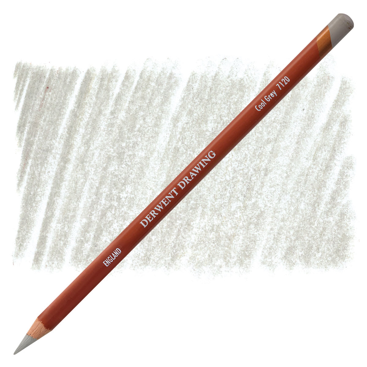 Derwent Drawing Pencil - Cool Gray pencil and swatch