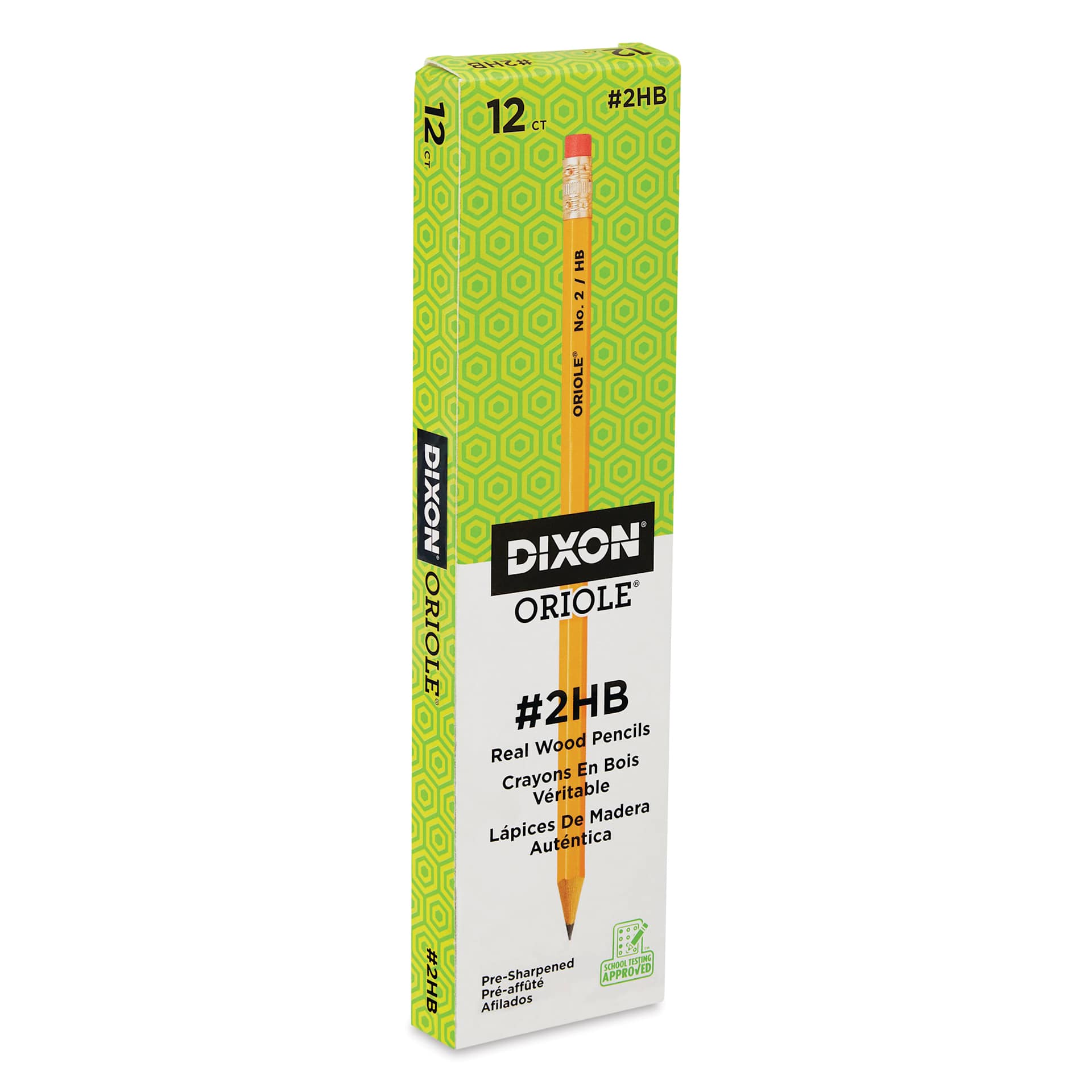 Dixon Oriole No. 2 Pencils - HB, Pkg of 12, front of the packaging