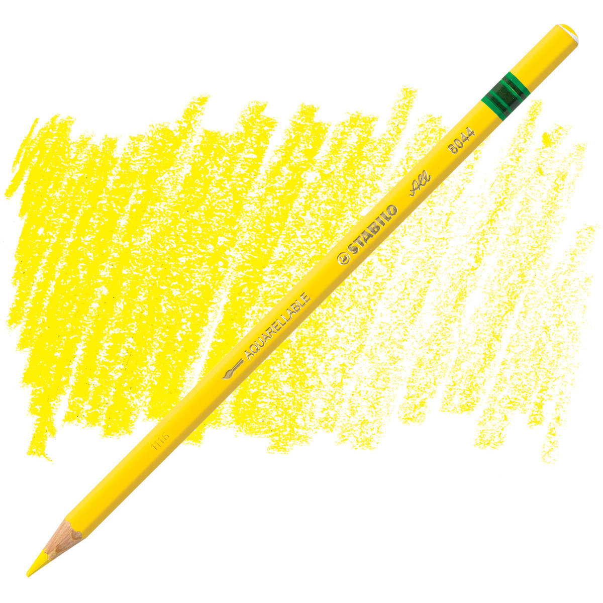 Stabilo Colored Marking Pencil - Yellow pencil and swatch