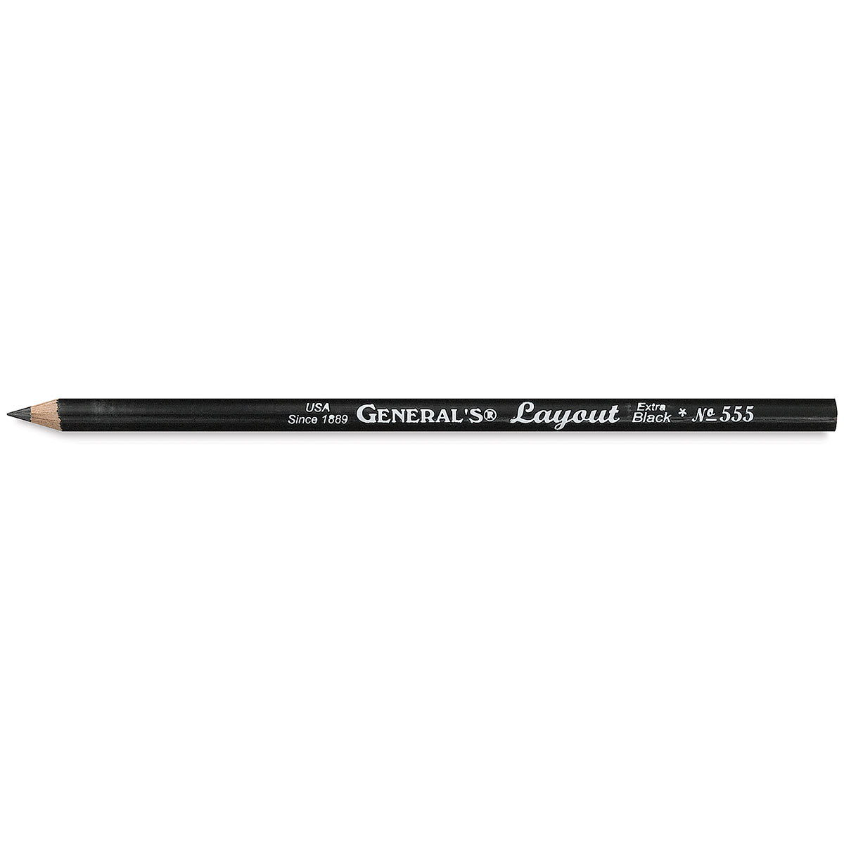 General's Layout Pencil - Single pencil shown horizontally
