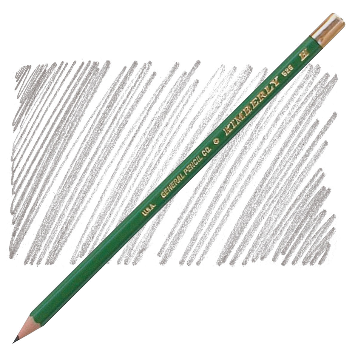 General's Kimberly Drawing Pencil - H pencil and swatch