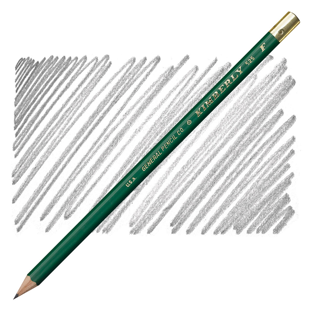 General's Kimberly Drawing Pencil - F pencil and swatch