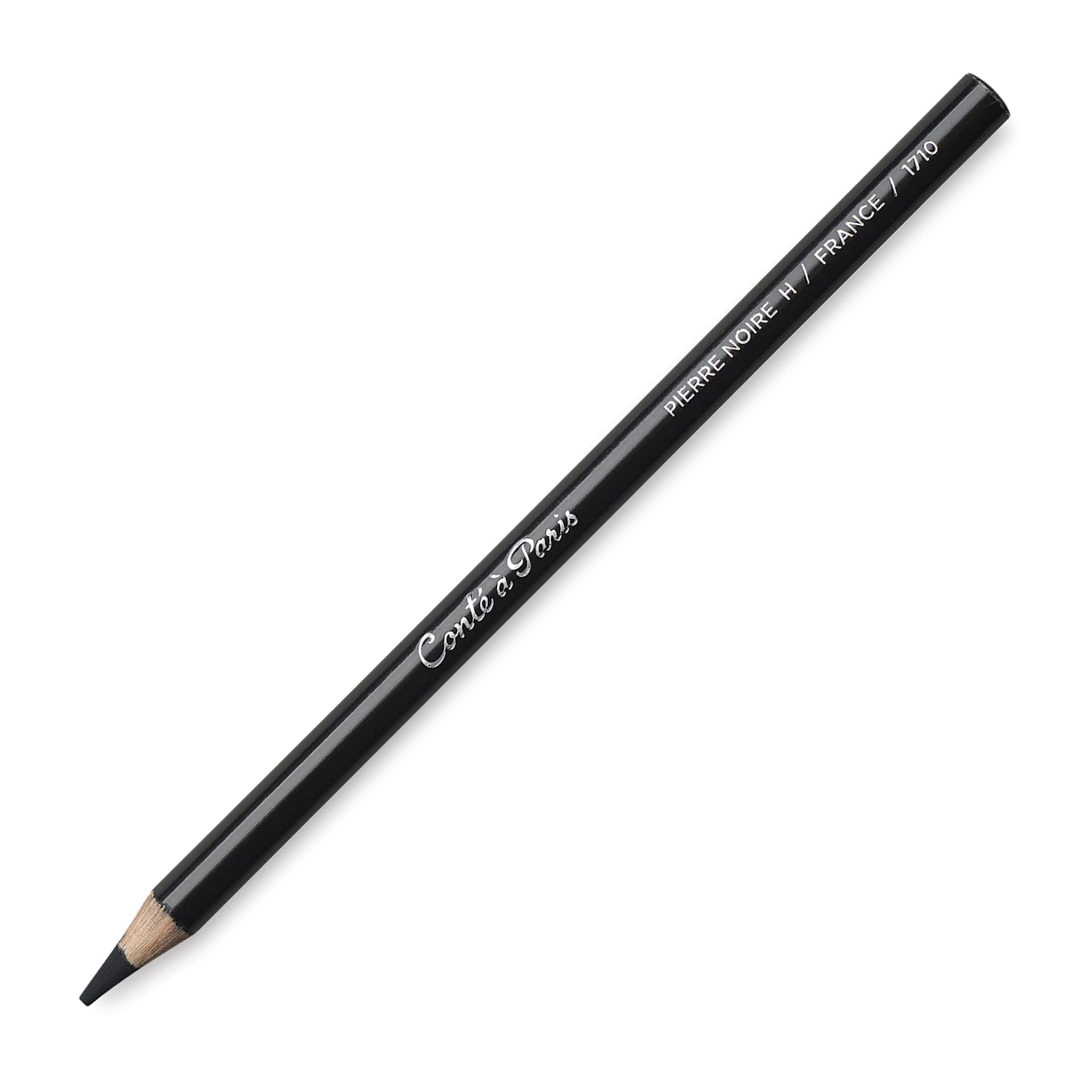 Conté à Paris Sketching Pencil - Pierre Noire, H, Single Pencil