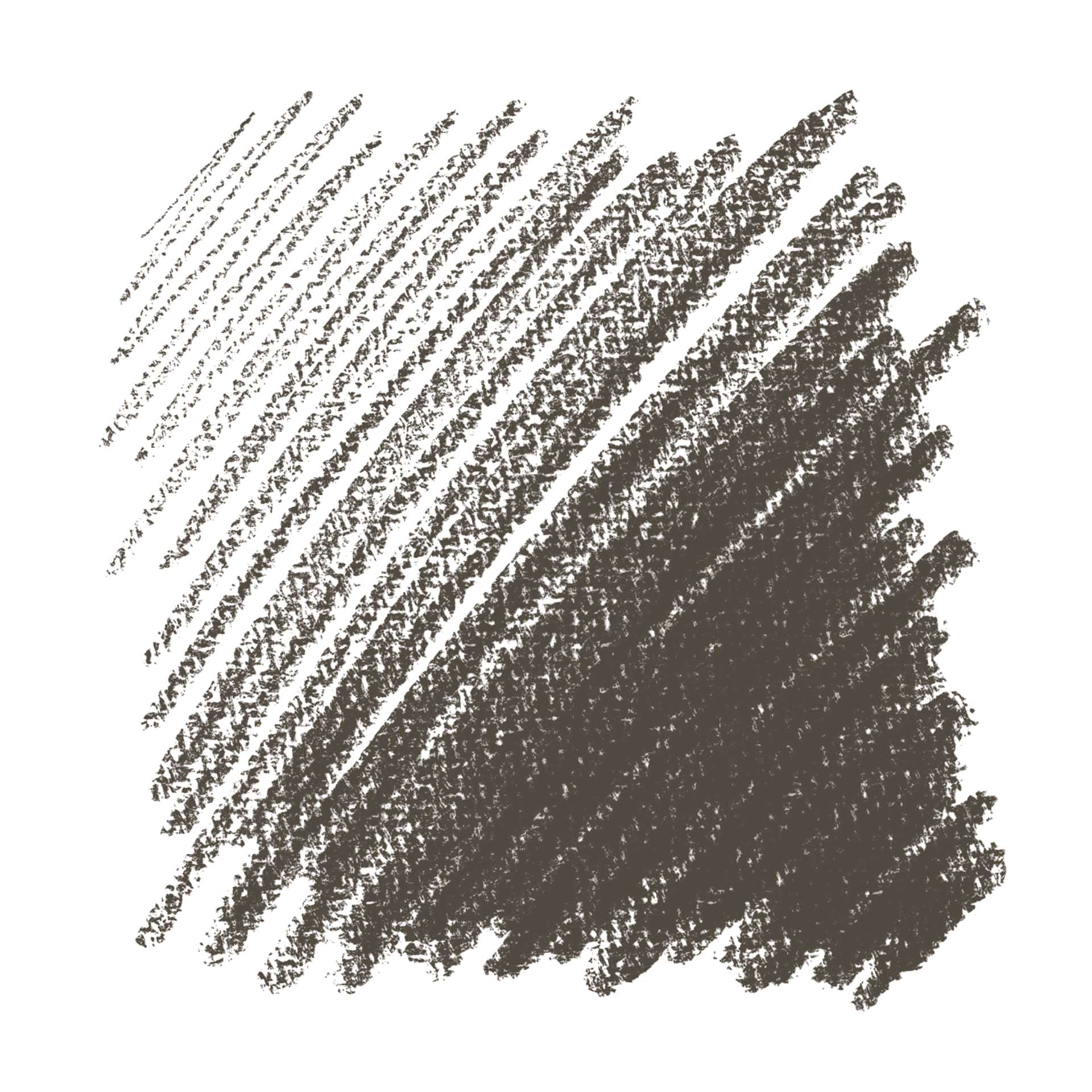 Conté à Paris Sketching Pencil - Carbon, 2B, swatch