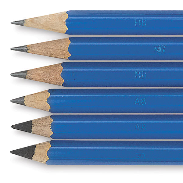 Staedtler Lumograph Drawing and Sketching Pencils, Set of 6 Degrees Staedtler Lumograph Drawing and Sketching Pencils, Set of 6 Degrees