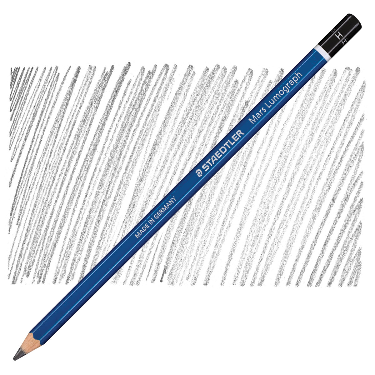 Staedtler Lumograph Drawing and Sketching Pencil - H pencil and swatch