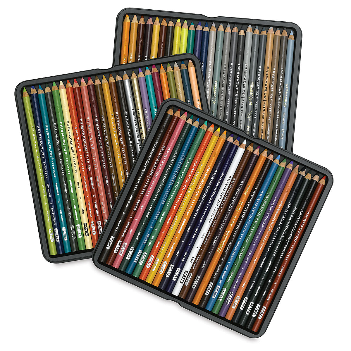 Prismacolor Premier Colored Pencils - Set of 72, Assorted Colors, pencils inside of trays Prismacolor Premier Colored Pencils - Set of 72, Assorted Colors, pencils inside of trays