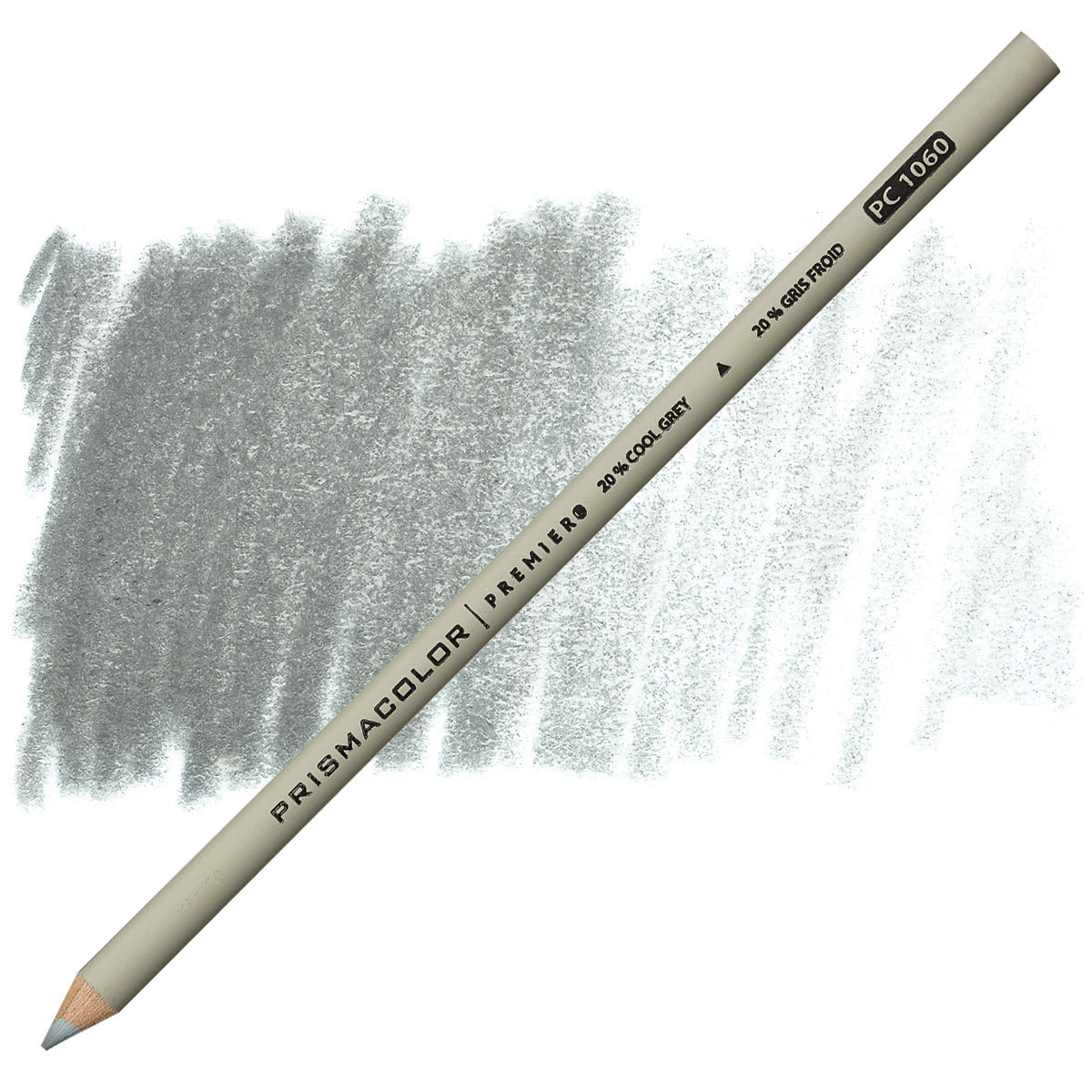 Prismacolor Premier Colored Pencil  - Cool Grey 30% pencil and swatch