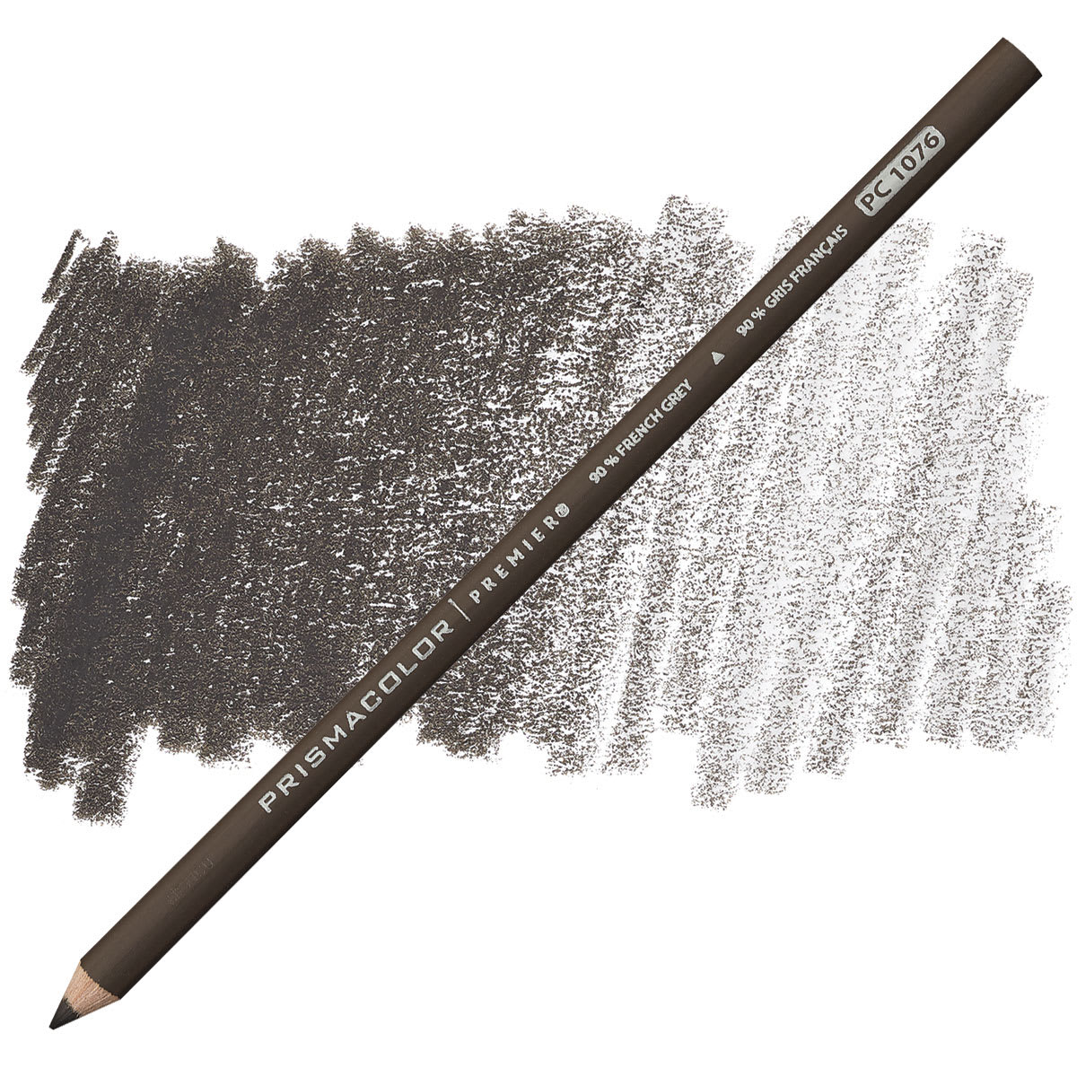 Prismacolor Premier Colored Pencil  - French Grey 90% pencil and swatch
