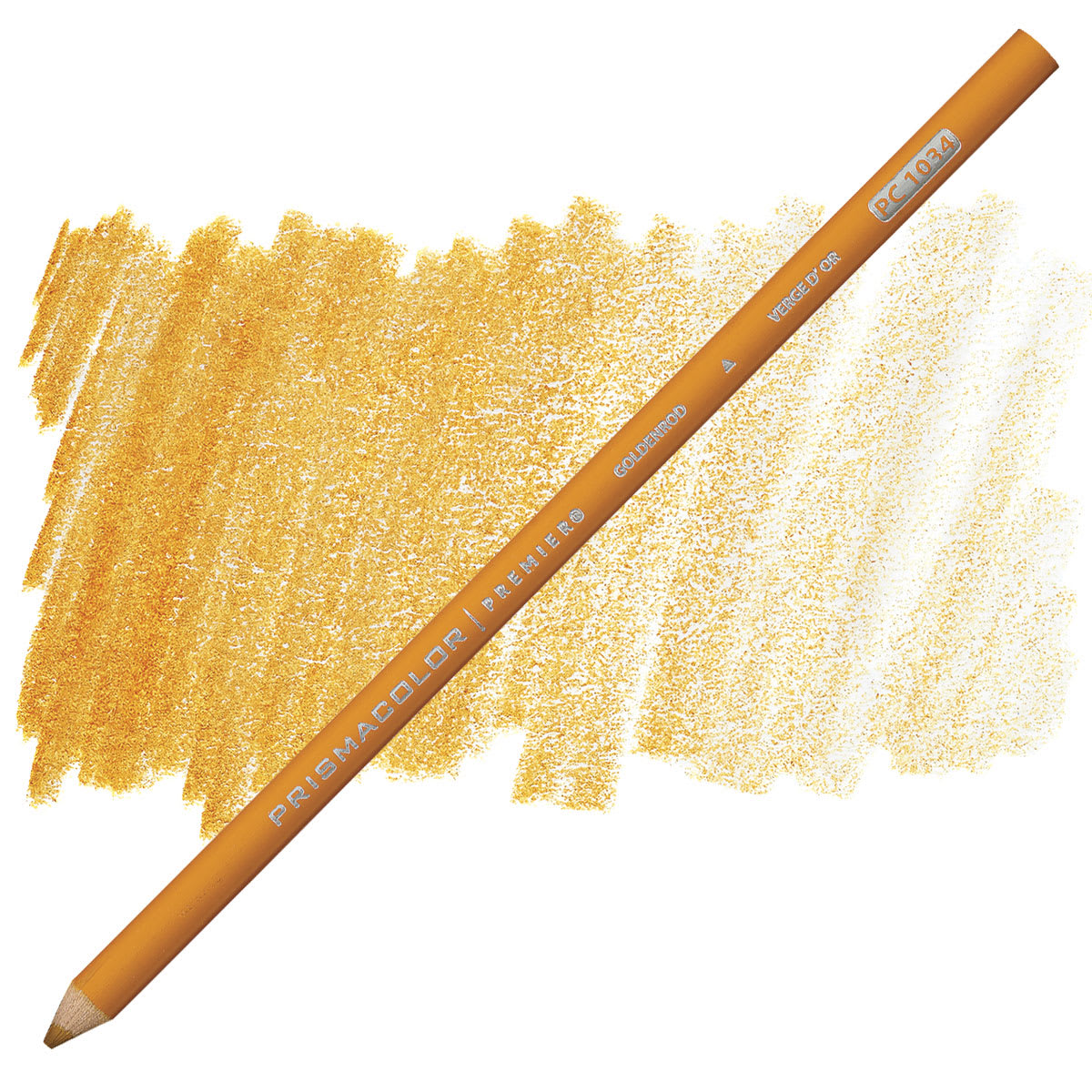 Prismacolor Premier Colored Pencil - Goldenrod pencil and swatch