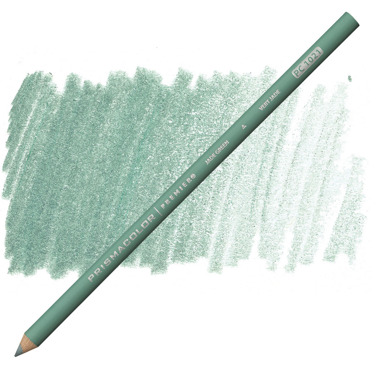 Prismacolor Premier Colored Pencil - Jade Green pencil and swatch