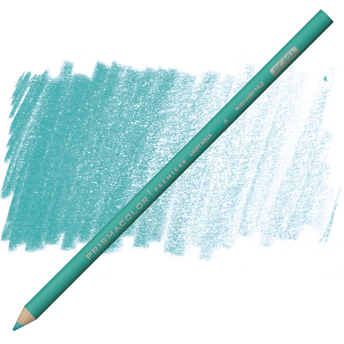 Prismacolor Premier Colored Pencil - Light Aqua pencil and swatch