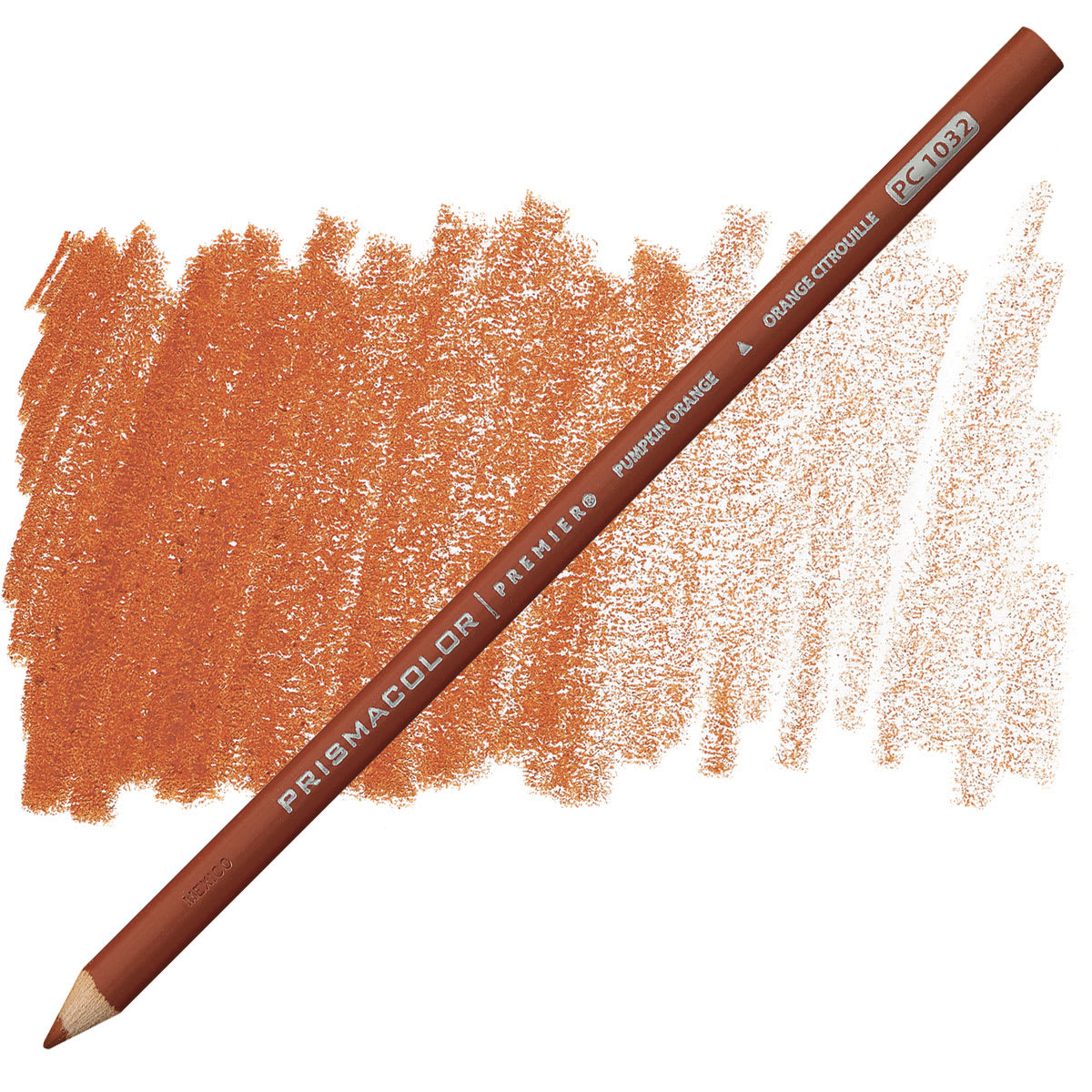 Prismacolor Premier Colored Pencil - Pumpkin Orange pencil and swatch