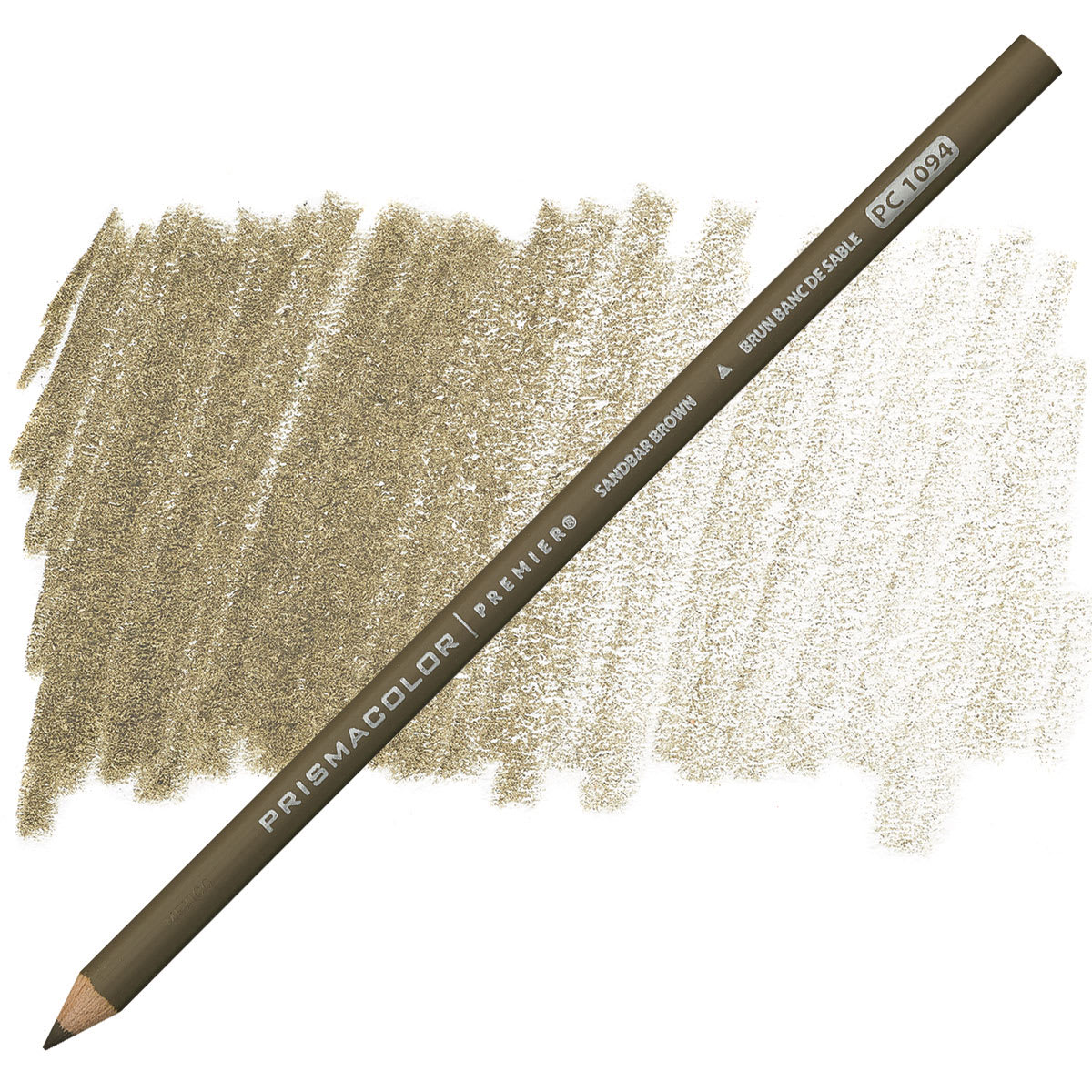 Prismacolor Premier Colored Pencil  - Sandbar Brown pencil and swatch