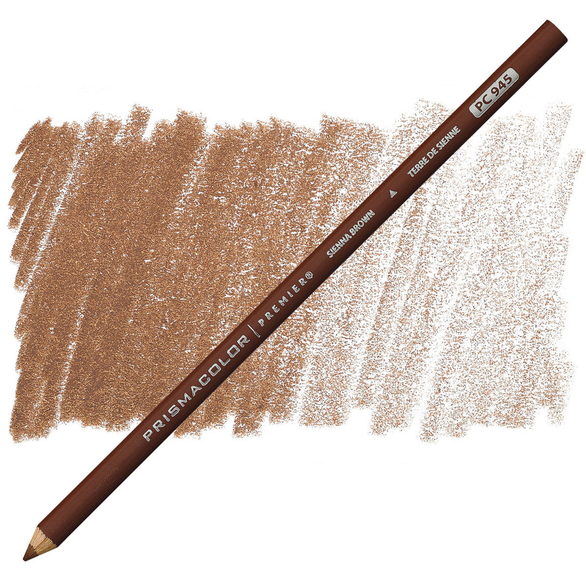 Prismacolor Premier Colored Pencil - Sienna Brown pencil and swatch
