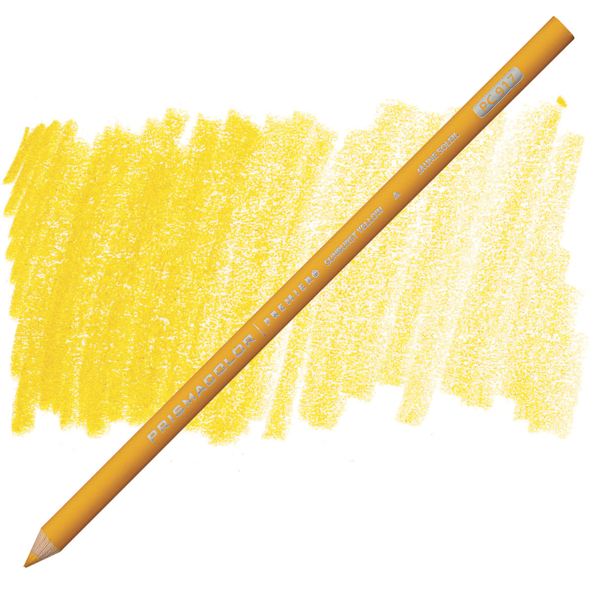Prismacolor Premier Colored Pencil  - Sunburst Yellow pencil and swatch
