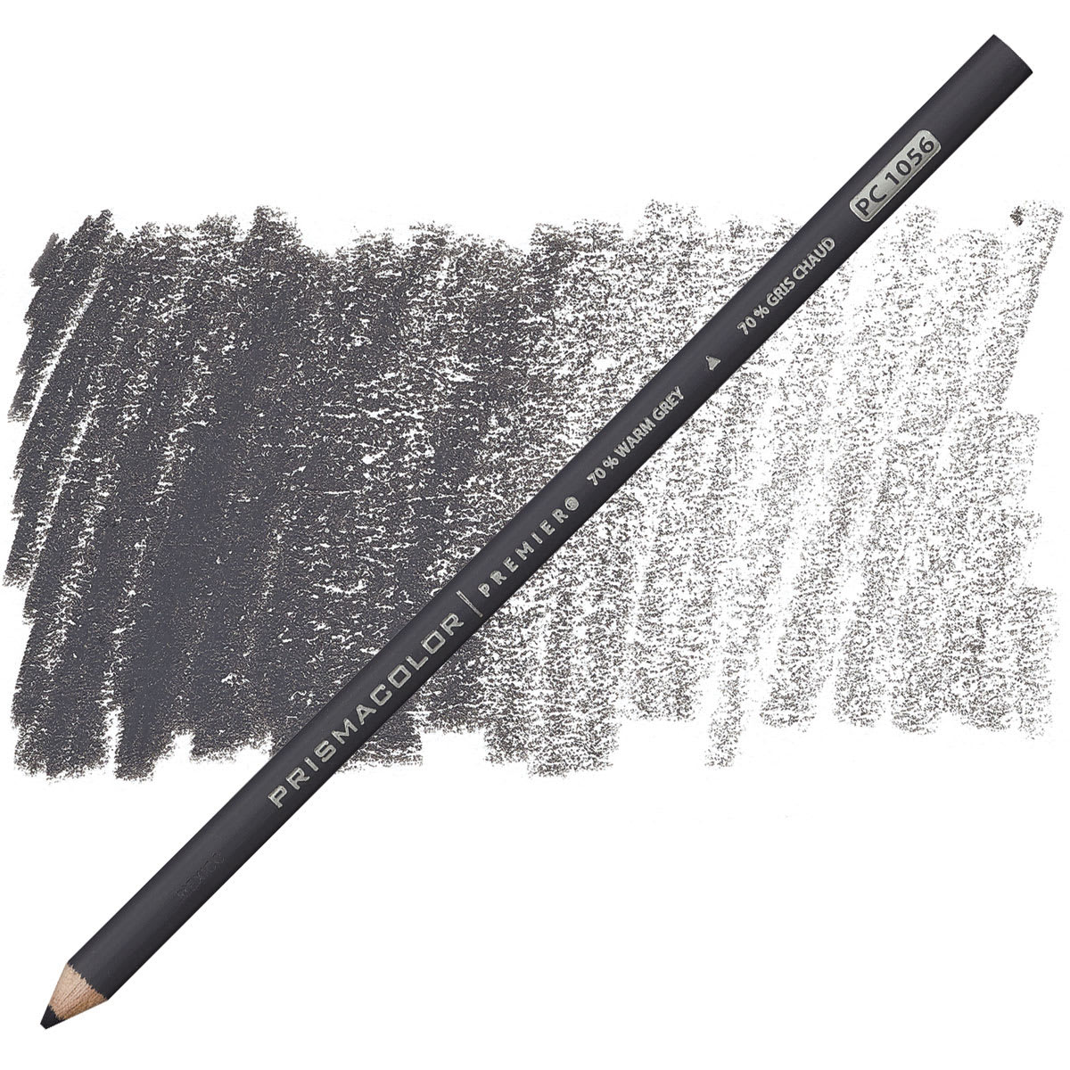 Prismacolor Premier Colored Pencil  - Warm Grey 70% pencil and swatch
