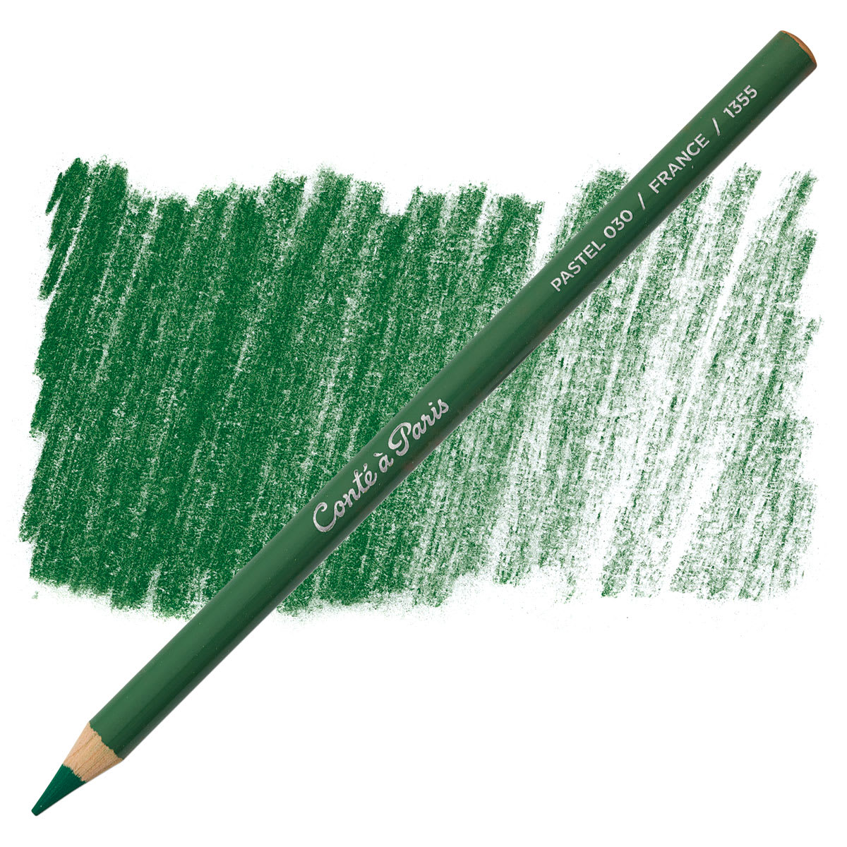 Conté à Paris Pastel Pencil -  Mineral Green pencil and swatch