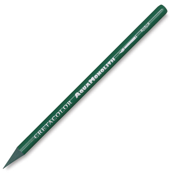 Cretacolor Aqua Monolith Woodless Watercolor Pencil - single green pencil shown Cretacolor Aqua Monolith Woodless Watercolor Pencil - single green pencil shown