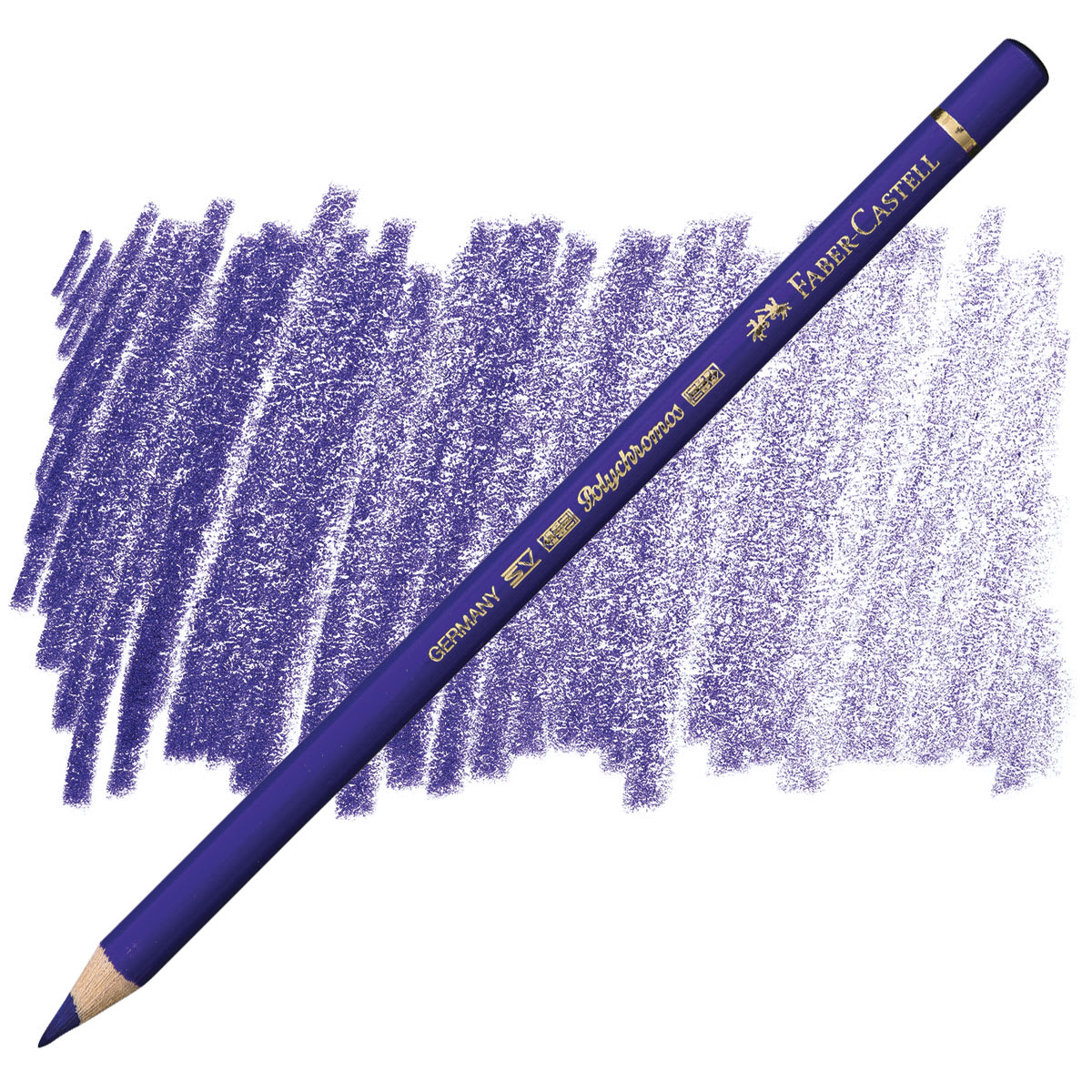 Faber-Castell Polychromos Pencil - Blue Violet pencil and swatch