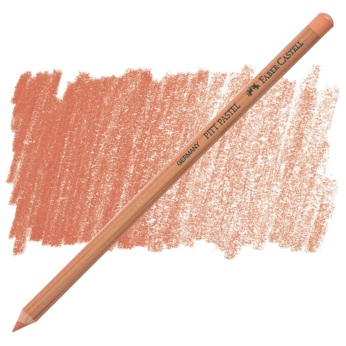 Faber-Castell Pitt Pastel Pencil - Cinnamon pencil and swatch