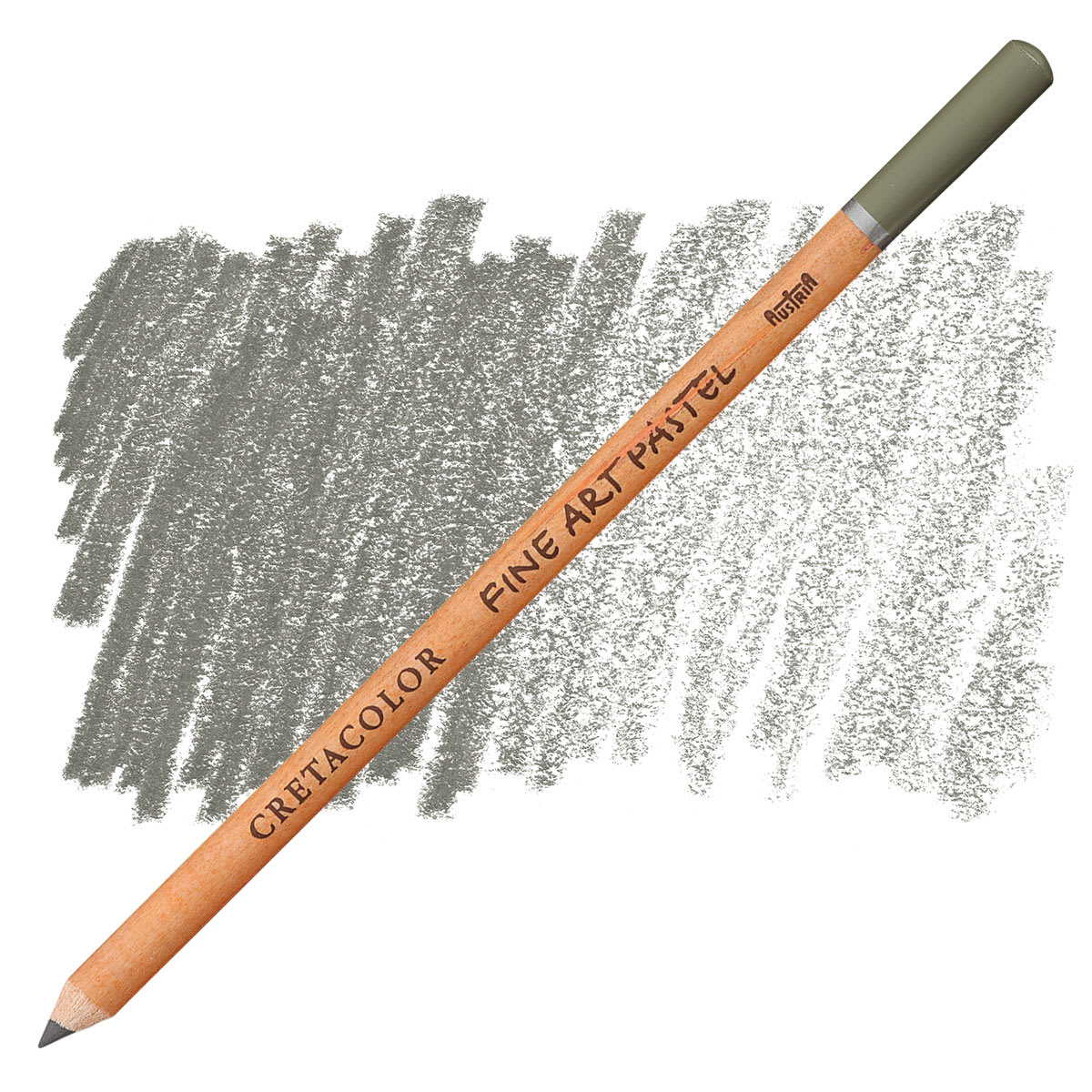 Cretacolor Fine Art Pastel Pencil - Smoke Gray pencil and swatch