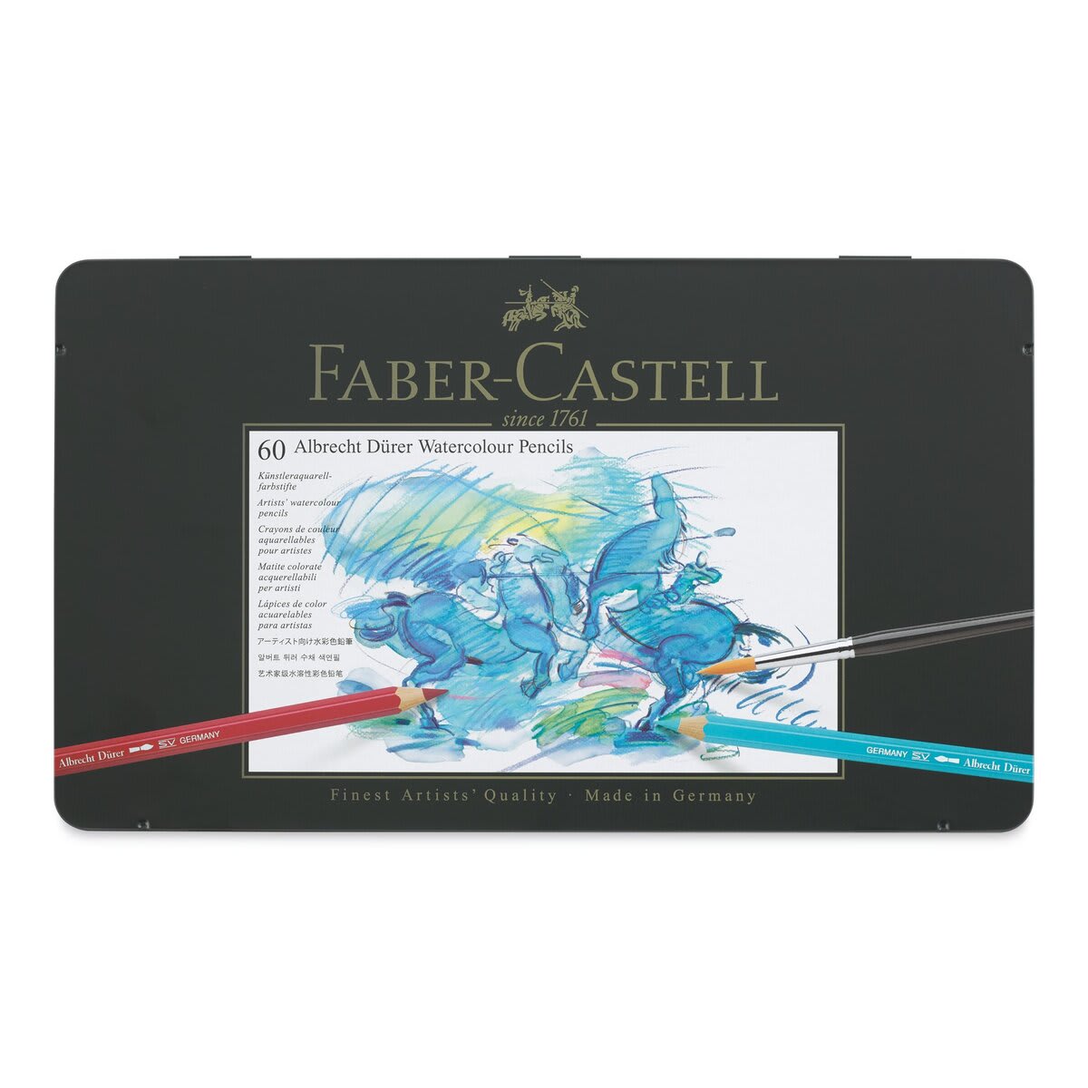 Faber-Castell Albrecht Durer Watercolor Pencils - Set of 60 (front of package)