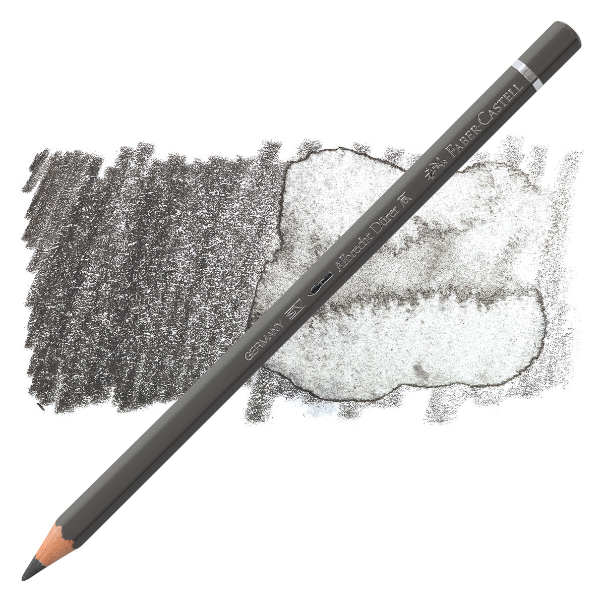 Faber-Castell Albrecht Durer Watercolor Pencil - Warm Gray V pencil and swatch