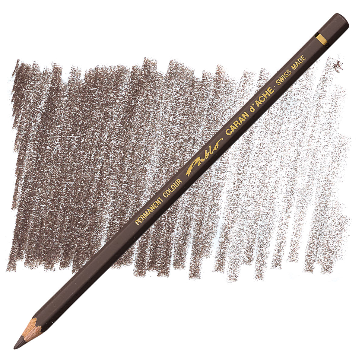 Caran d'Ache Pablo Colored Pencil - Bistre pencil and swatch