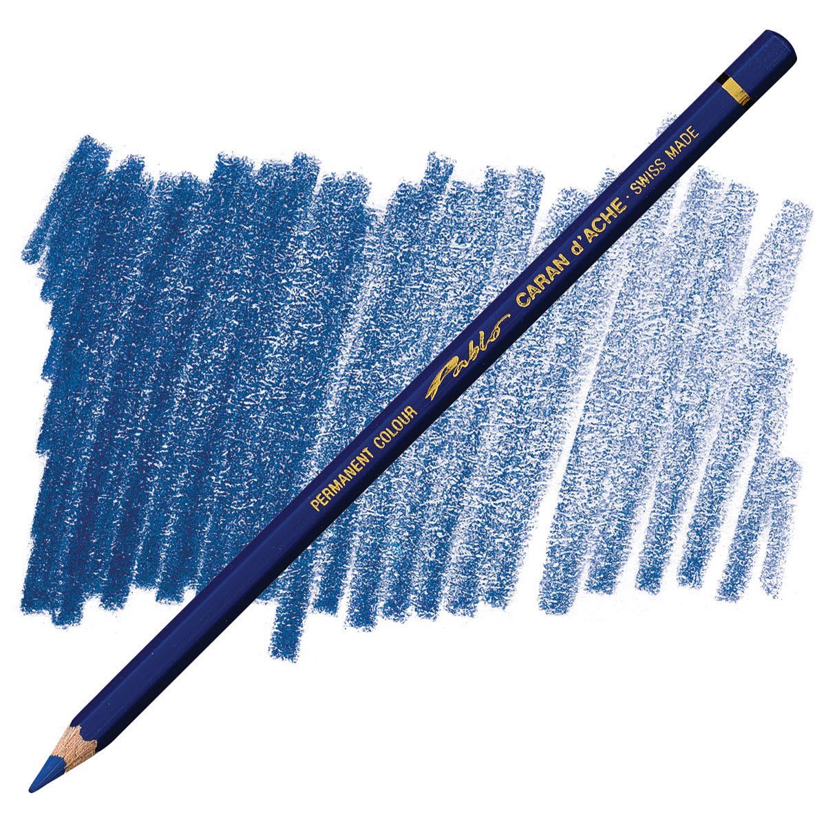 Caran d'Ache Pablo Colored Pencil - Night Blue pencil and swatch