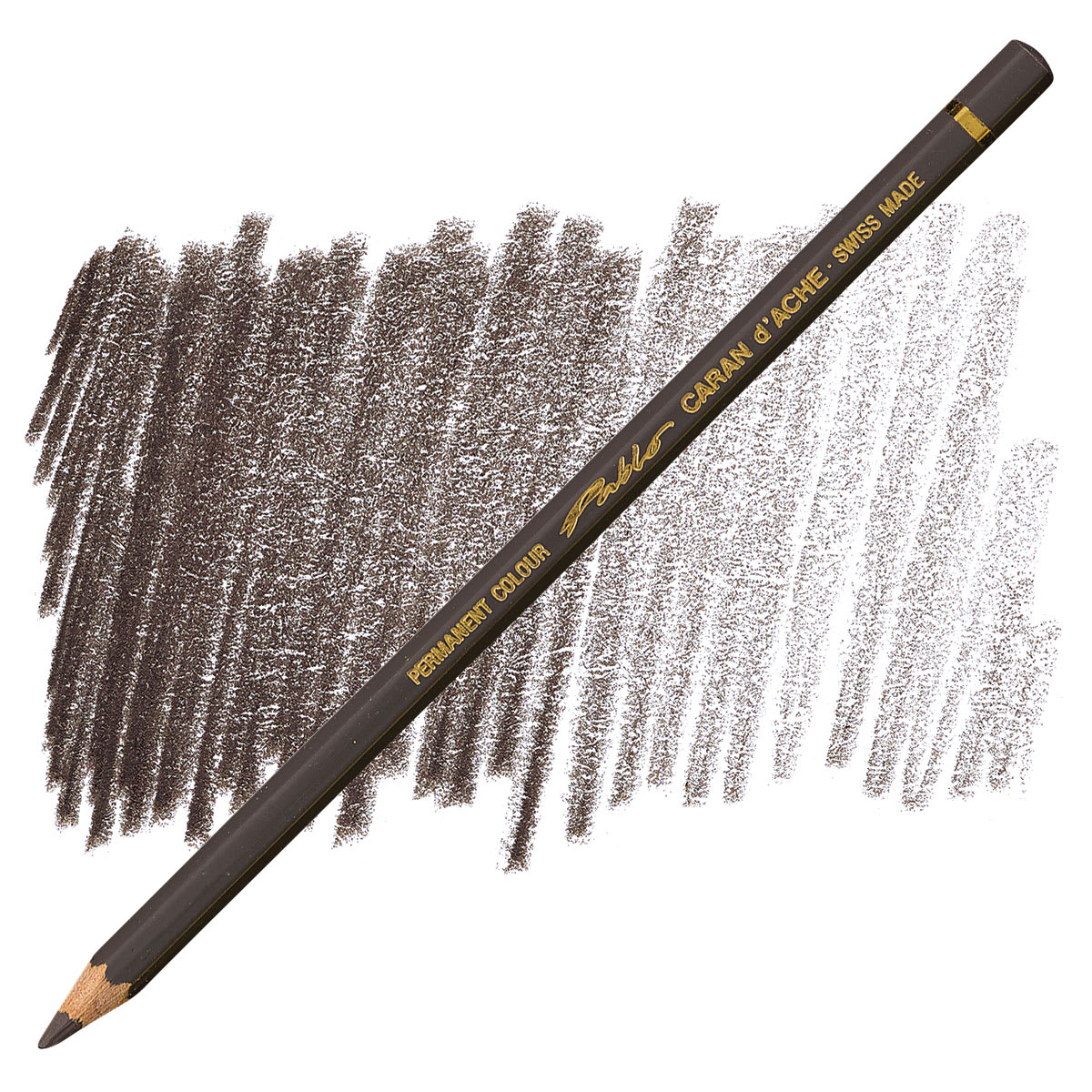 Caran d'Ache Pablo Colored Pencil - Sepia pencil and swatch