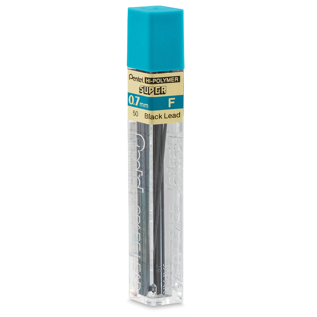 Pentel Hi-Polymer Lead Refills - 0.7 mm, Black, F