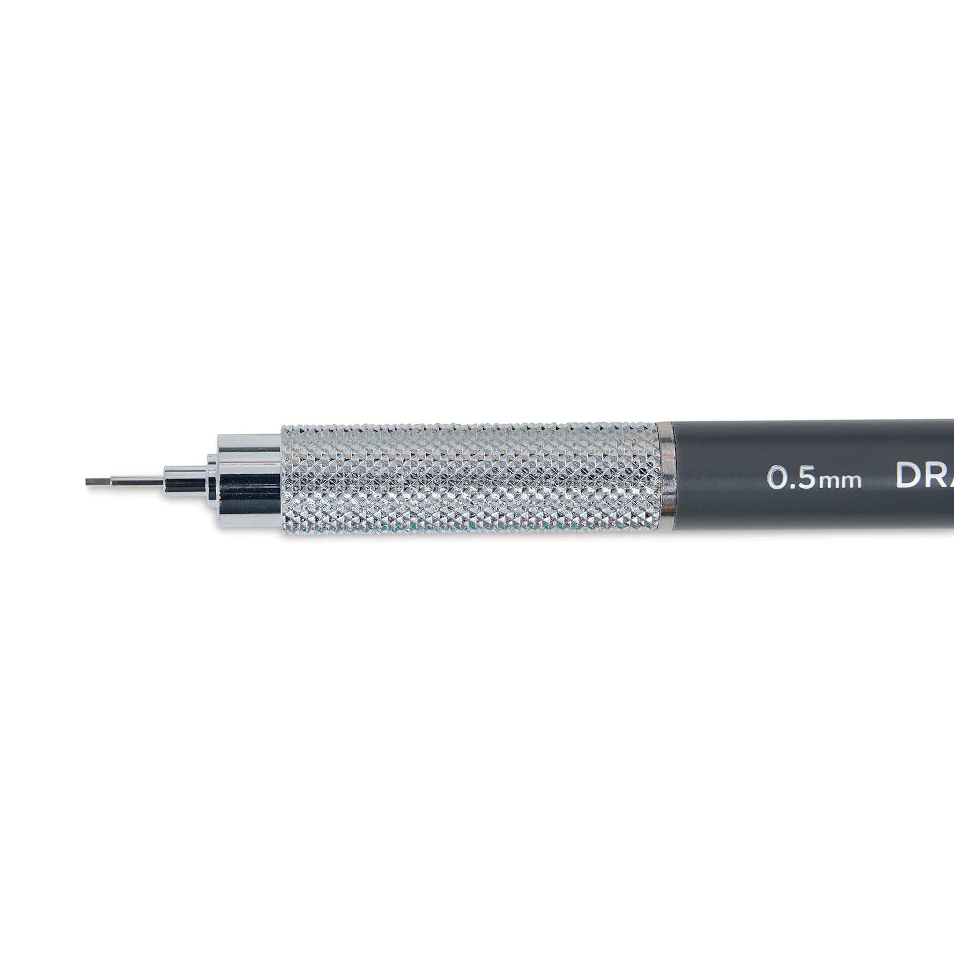 Alvin Draft/Matic Drafting Pencil - 0.5 mm Tip, Black close-up of lead Alvin Draft/Matic Drafting Pencil - 0.5 mm Tip, Black close-up of lead