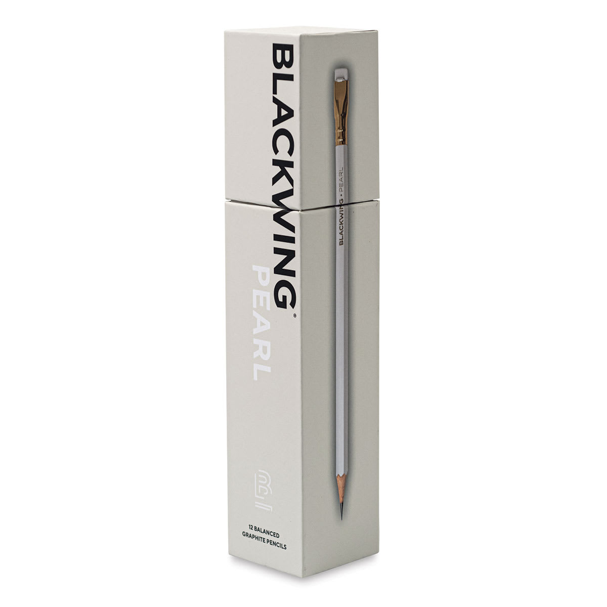 Blackwing Pencils - Pearl White, Pkg of 12, Balanced