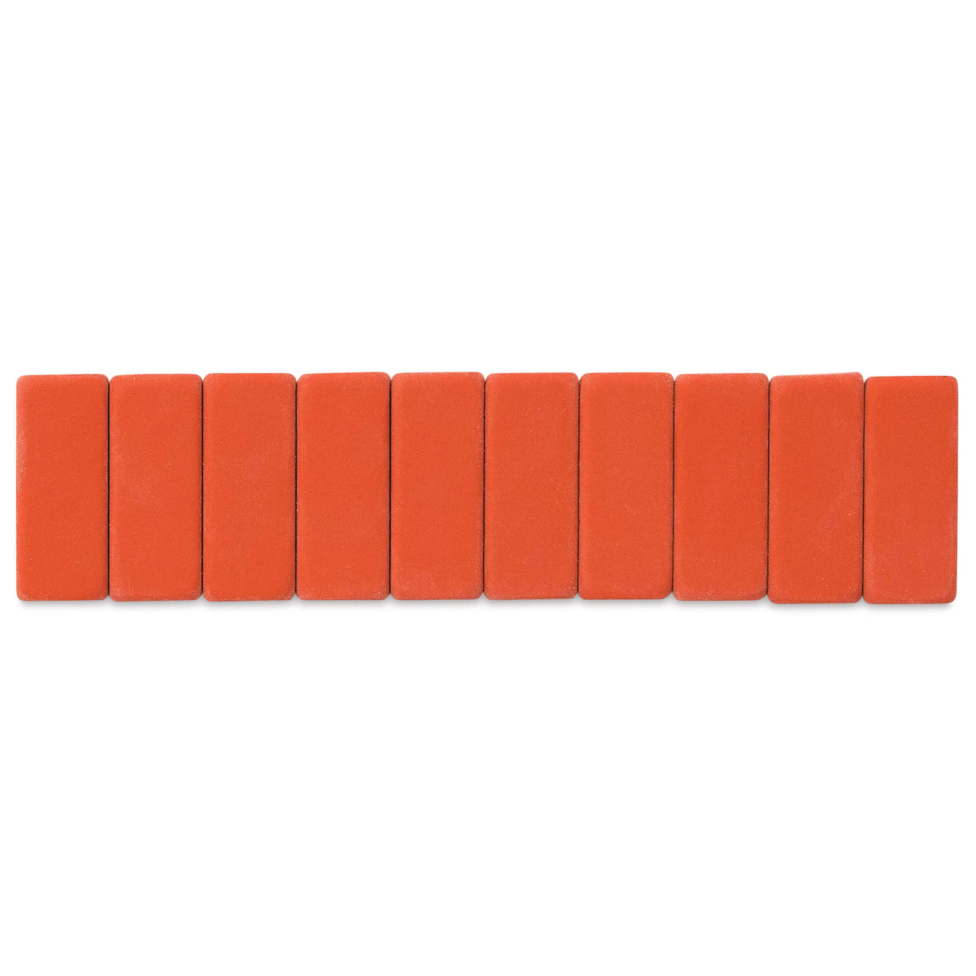 Blackwing Pencil Replacement Erasers - Red, Box of 10 (with packaging removed)