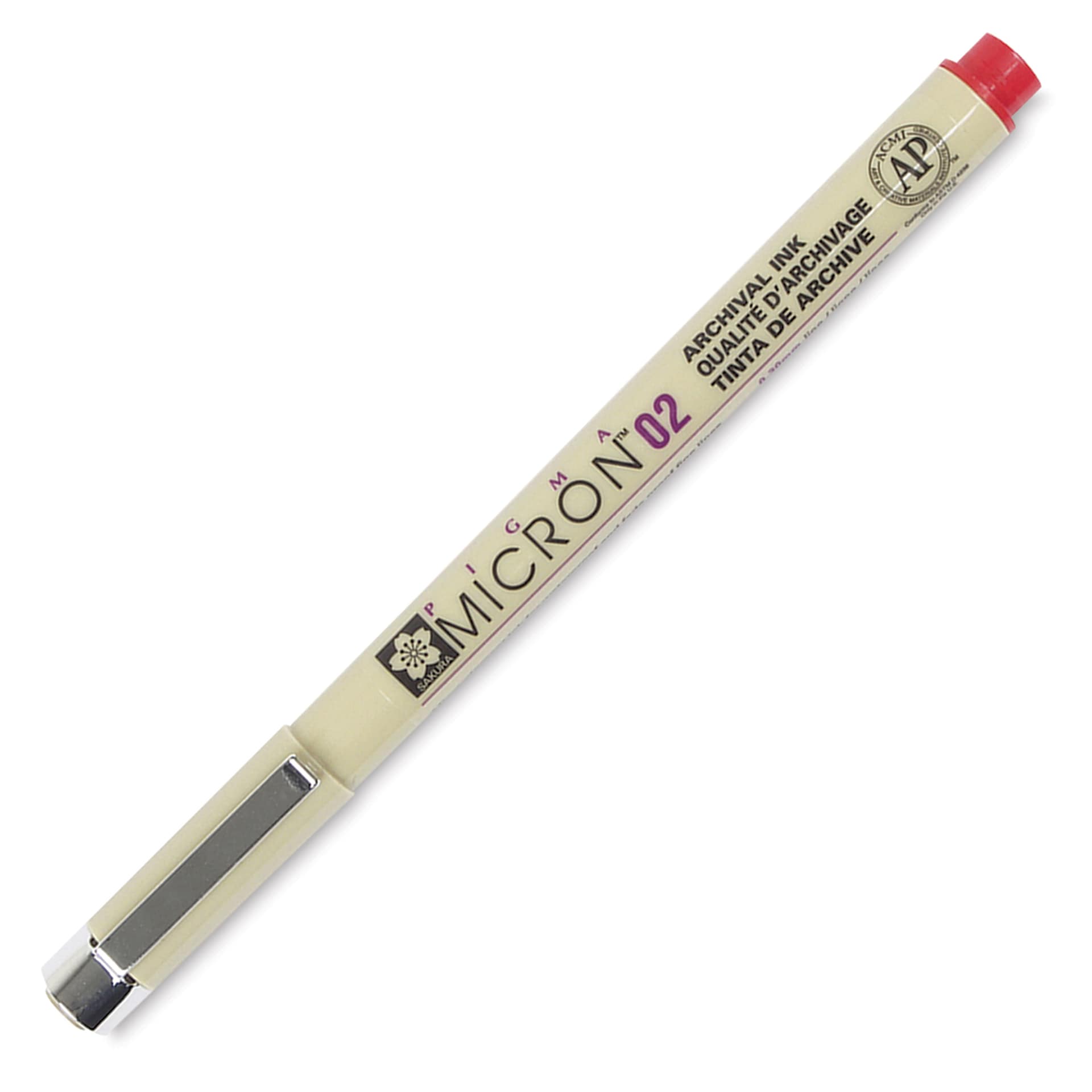 Sakura Pigma Micron Pen - Red, 02