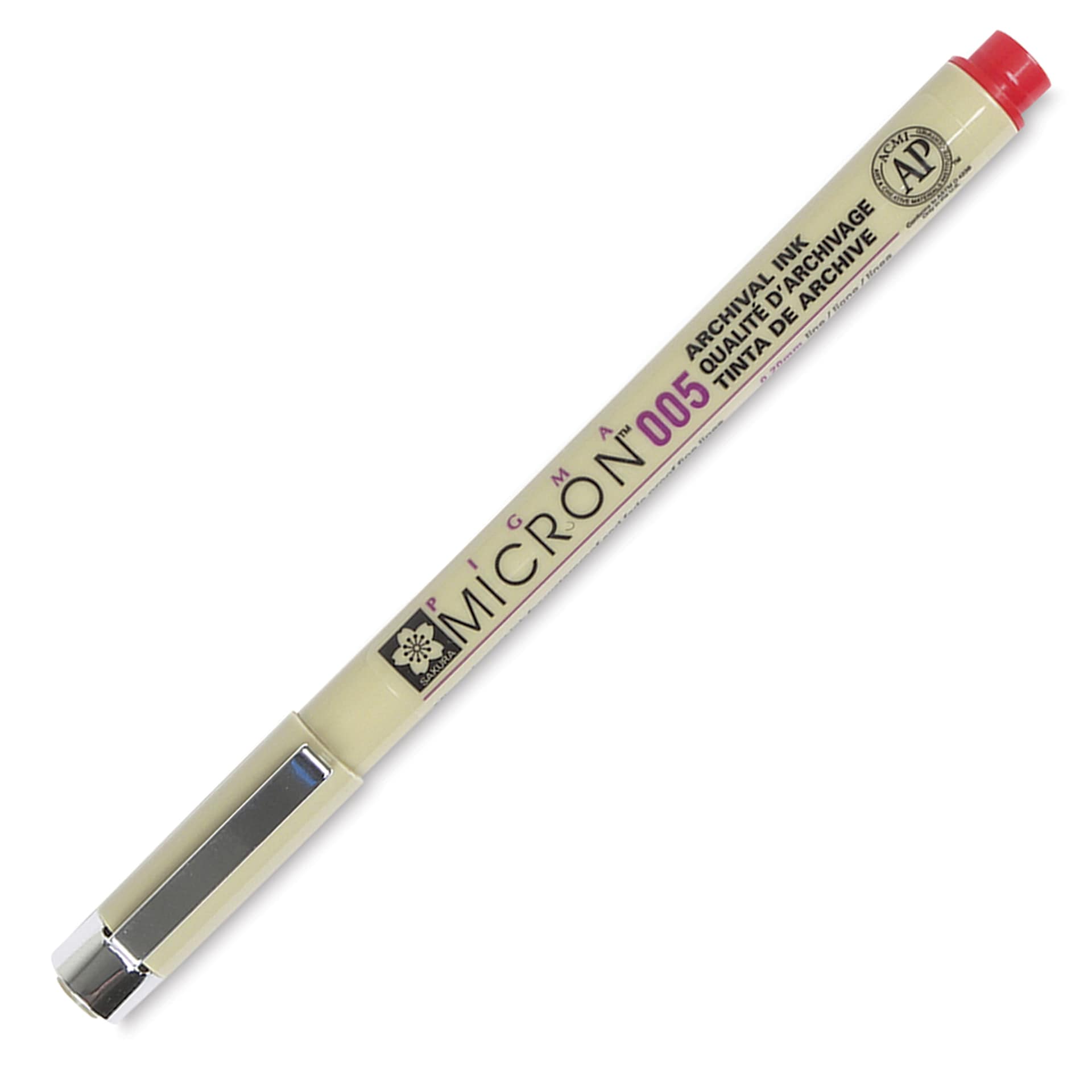 Sakura Pigma Micron Pen - Red, 005