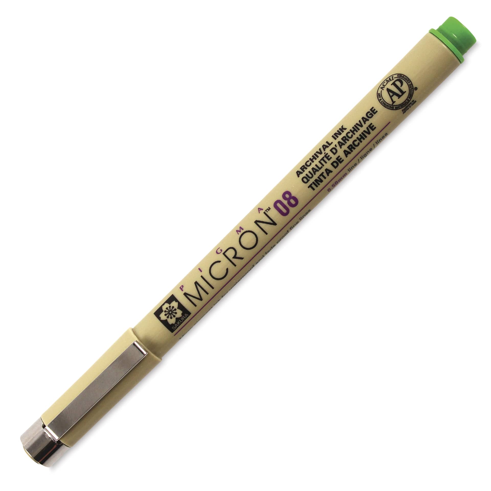Sakura Pigma Micron Pen - Fresh Green, 08