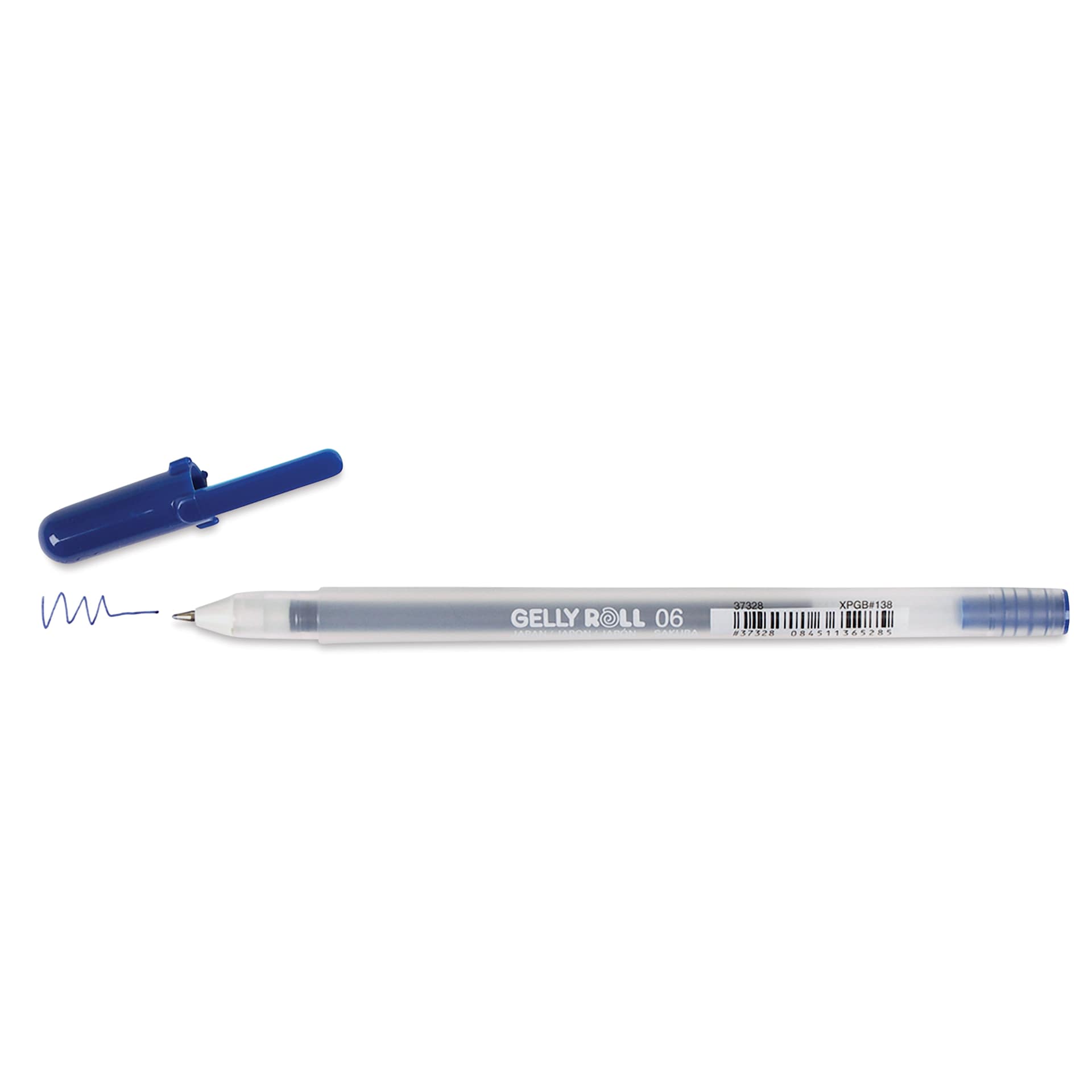 Sakura Gelly Roll Pen - Fine Point, Royal Blue, cap off