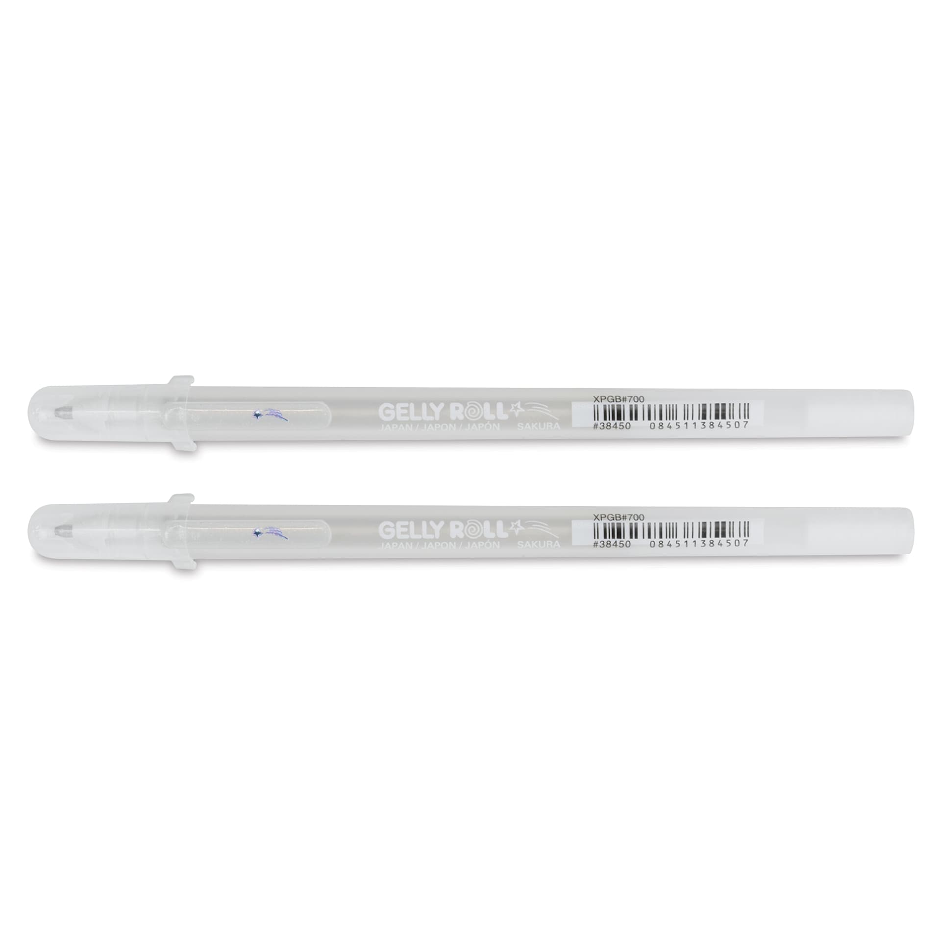 Sakura Gelly Roll Stardust Pens - Clear, Pkg of 2