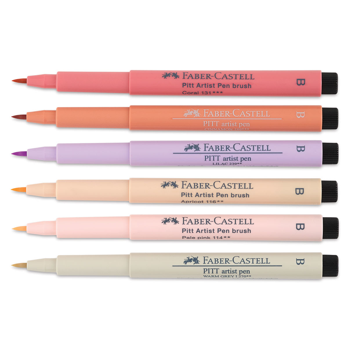 Faber-Castell Pitt Artist Pens Manga Set - Kaorio, Set of 6 Faber-Castell Pitt Artist Pens Manga Set - Kaorio, Set of 6