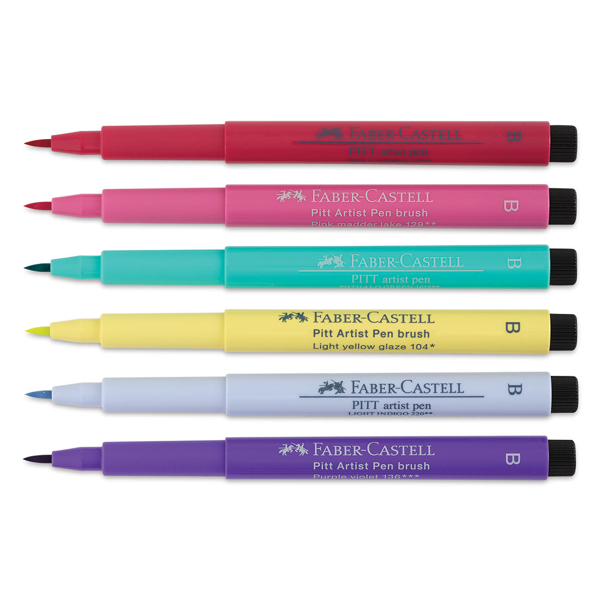 Faber-Castell Pitt Artist Pens Manga Set - Shojo, Set of 6 Faber-Castell Pitt Artist Pens Manga Set - Shojo, Set of 6