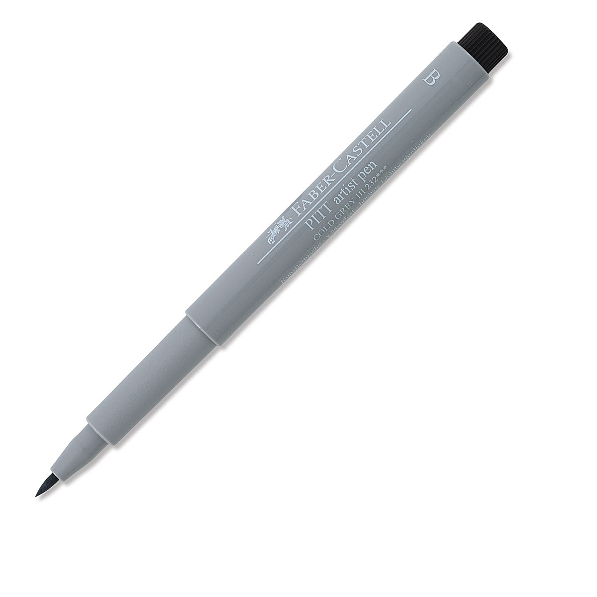Faber-Castell Pitt Artist Pen - Cold Gray III, Brush Nib