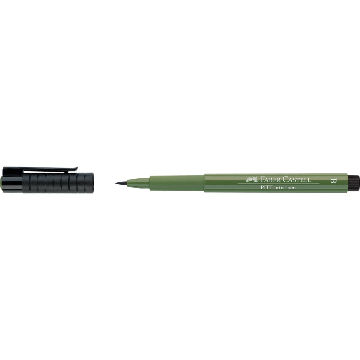 PITT Artist Brush Pen Chromium Oxide Green - Trilingual Packaging