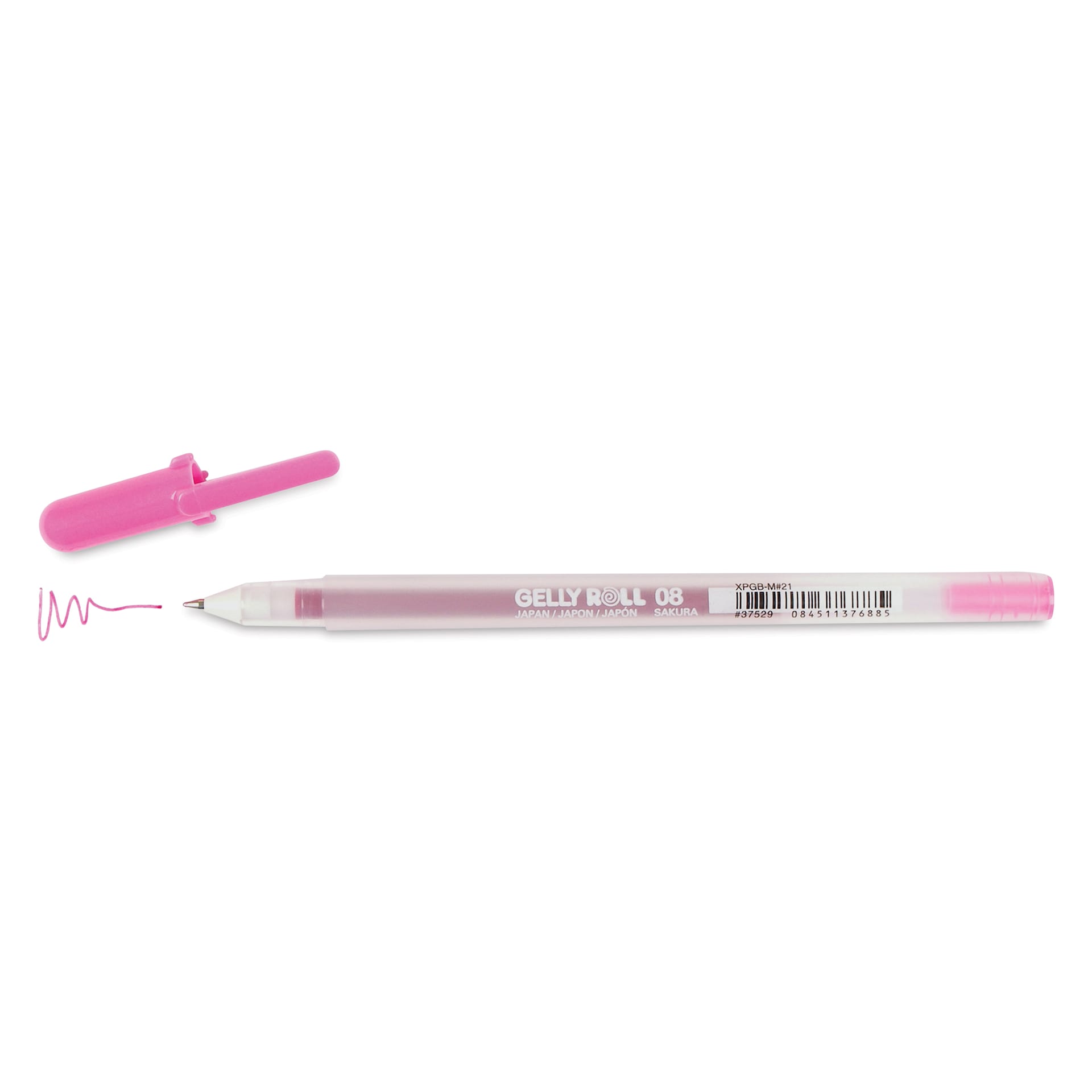 Sakura Gelly Roll Pen - Pink, Medium, cap off