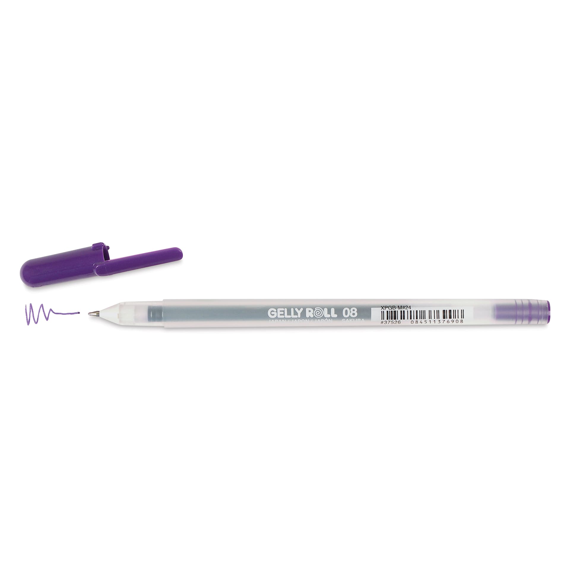 Sakura Gelly Roll Pen - Purple, Medium, cap off Sakura Gelly Roll Pen - Purple, Medium, cap off