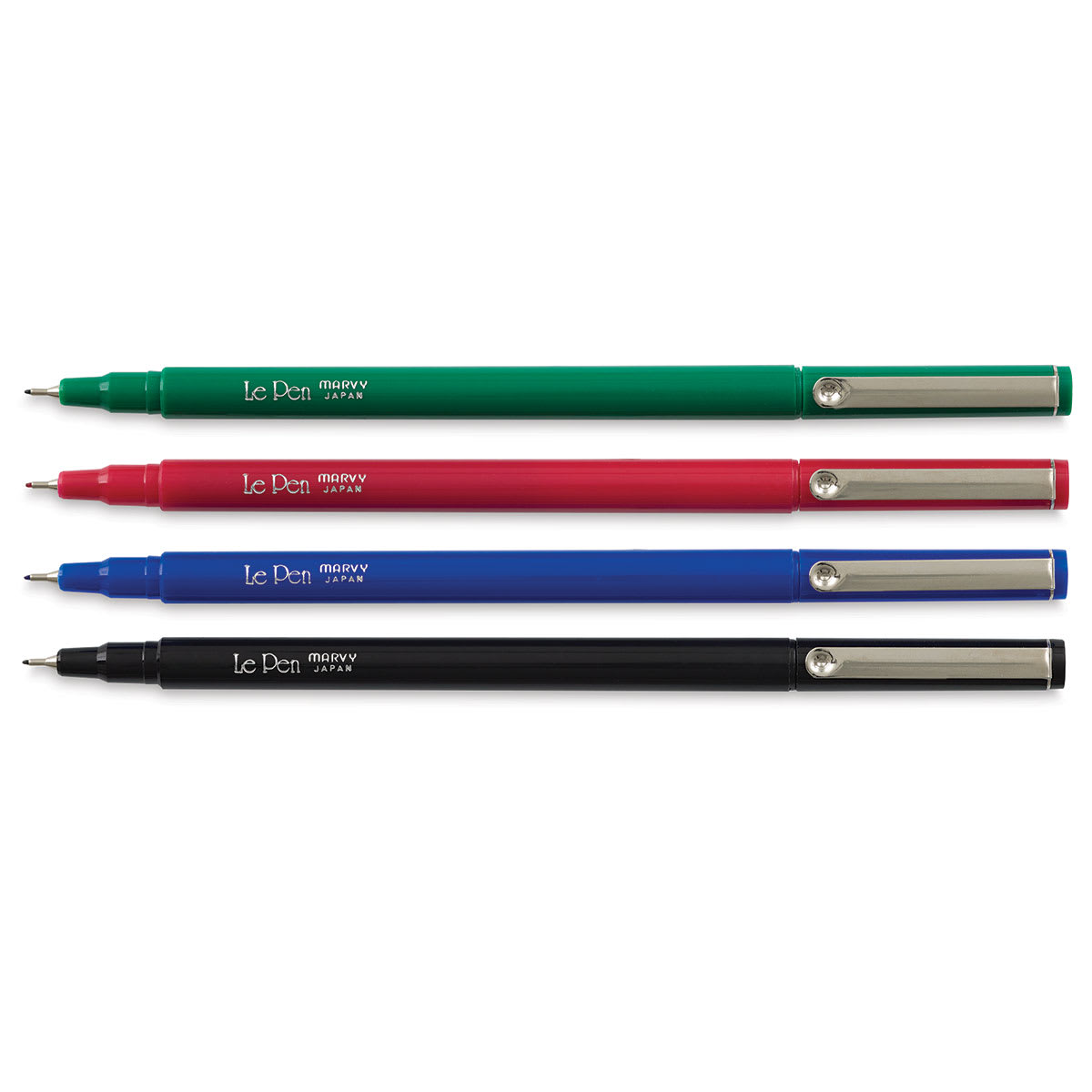 Marvy Uchida LePen Fine Line Marker Set - Primary Colors, Set of 4, out of packaging Marvy Uchida LePen Fine Line Marker Set - Primary Colors, Set of 4, out of packaging